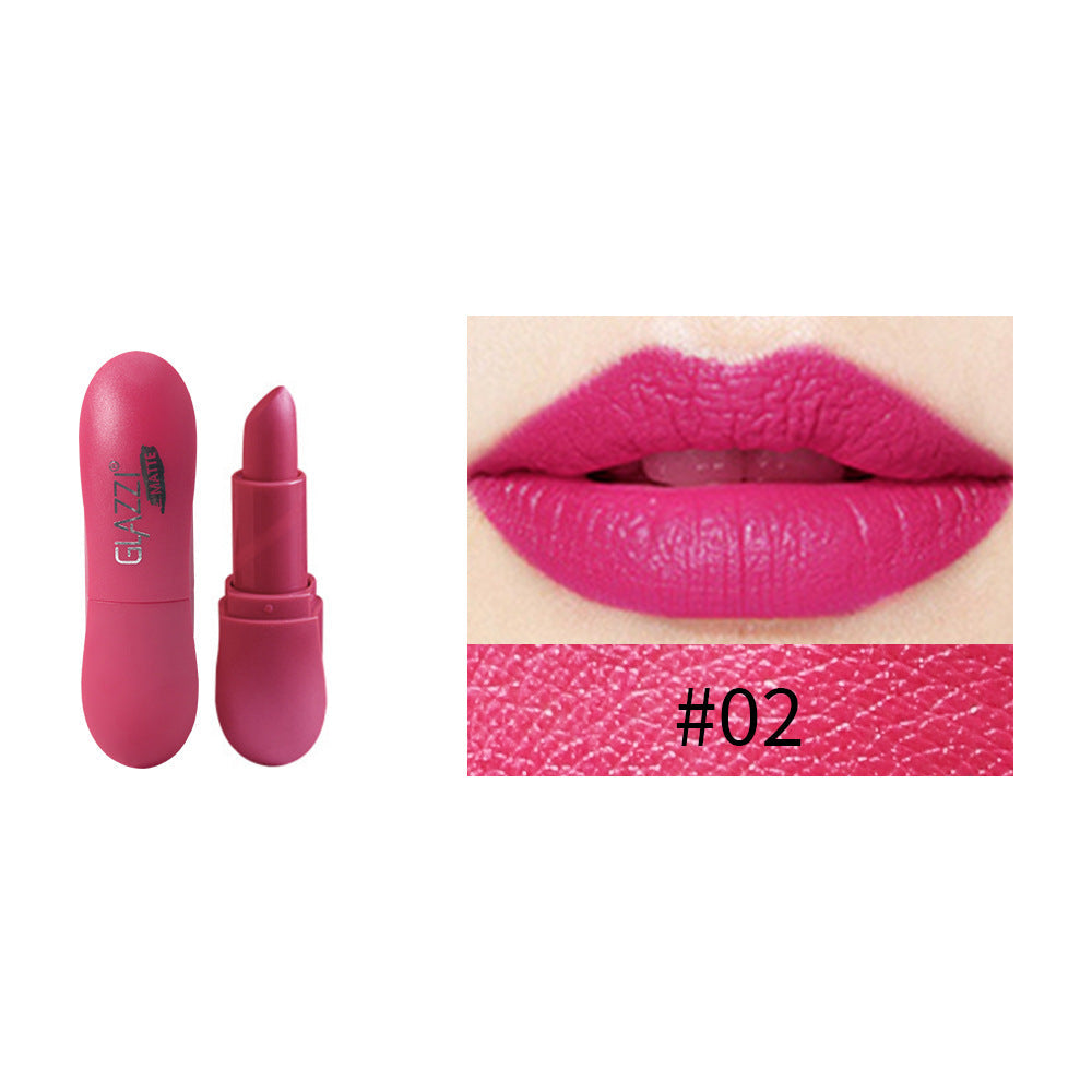 12 Color Rhombic Matte Lipstick Long Lasting Non Stick
