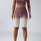 Women Seamless Activewear Set Crop Top High Waist Shorts Leggings