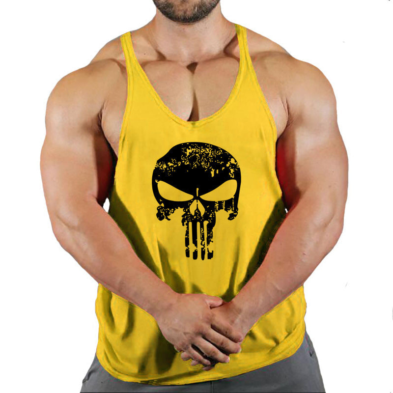 Men Fitness Vest Loose Sleeveless Training Sports Tank Top