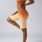 Women Seamless Activewear Set Crop Top High Waist Shorts Leggings
