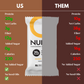 CleanForm Nutrition Nulla Protein Bar - 2 Flavors - Box of 12