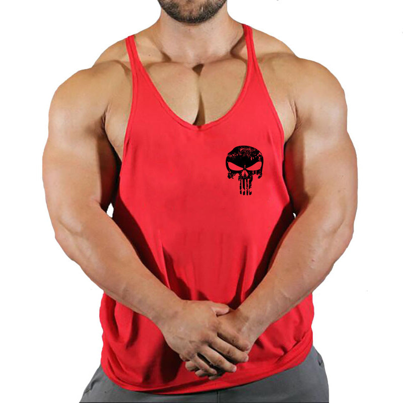 Men Fitness Vest Loose Sleeveless Training Sports Tank Top