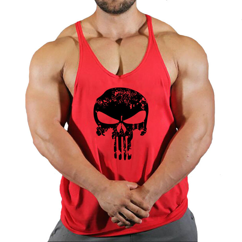 Men Fitness Vest Loose Sleeveless Training Sports Tank Top