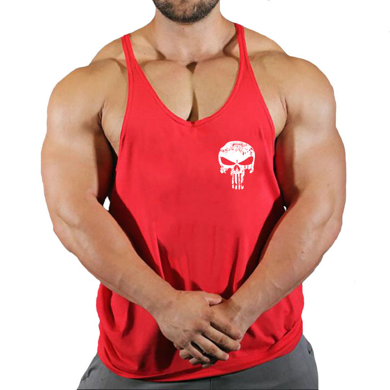 Men Fitness Vest Loose Sleeveless Training Sports Tank Top