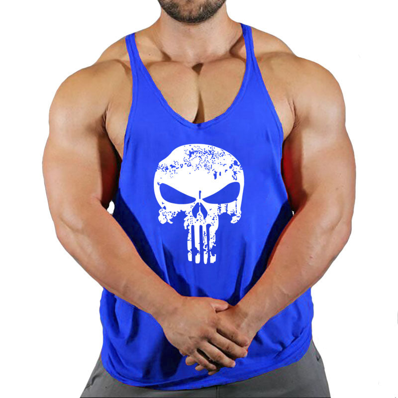 Men Fitness Vest Loose Sleeveless Training Sports Tank Top