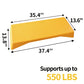 Aerobics Step Platform Height-Adjustable Fitness Equipment Stepper Trainer Exercise Step Platform Sliding Lifting Pad Yellow