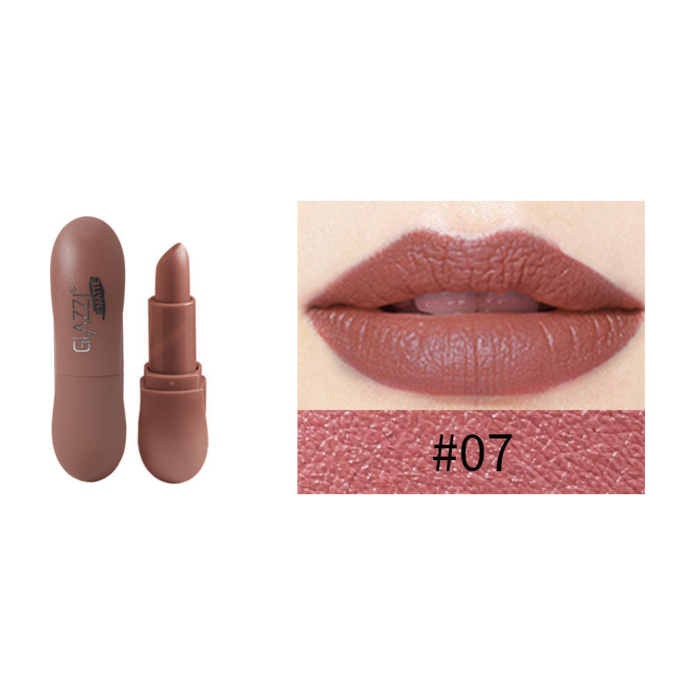 12 Color Rhombic Matte Lipstick Long Lasting Non Stick