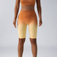 Women Seamless Activewear Set Crop Top High Waist Shorts Leggings