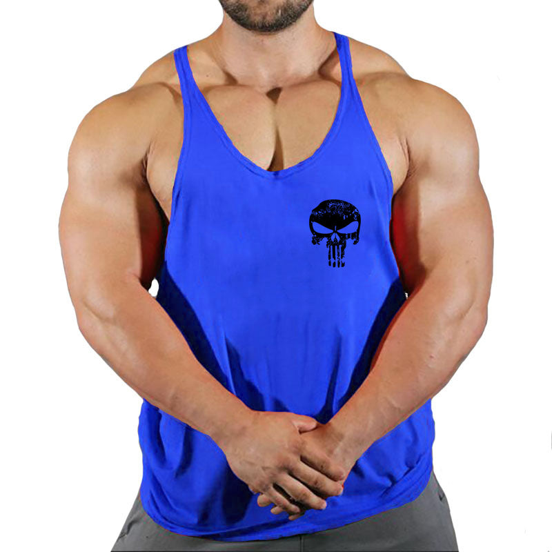 Men Fitness Vest Loose Sleeveless Training Sports Tank Top