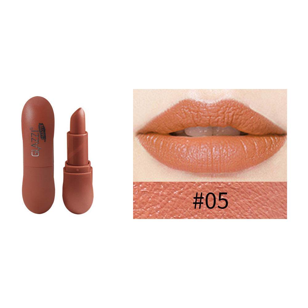 12 Color Rhombic Matte Lipstick Long Lasting Non Stick