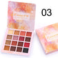 16 Shades of Shiny Eyeshadow Makeup Matte and Metallic Waterproof Glitter