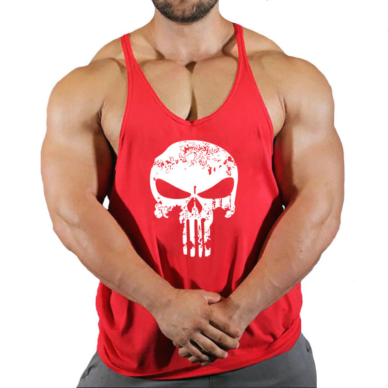 Men Fitness Vest Loose Sleeveless Training Sports Tank Top