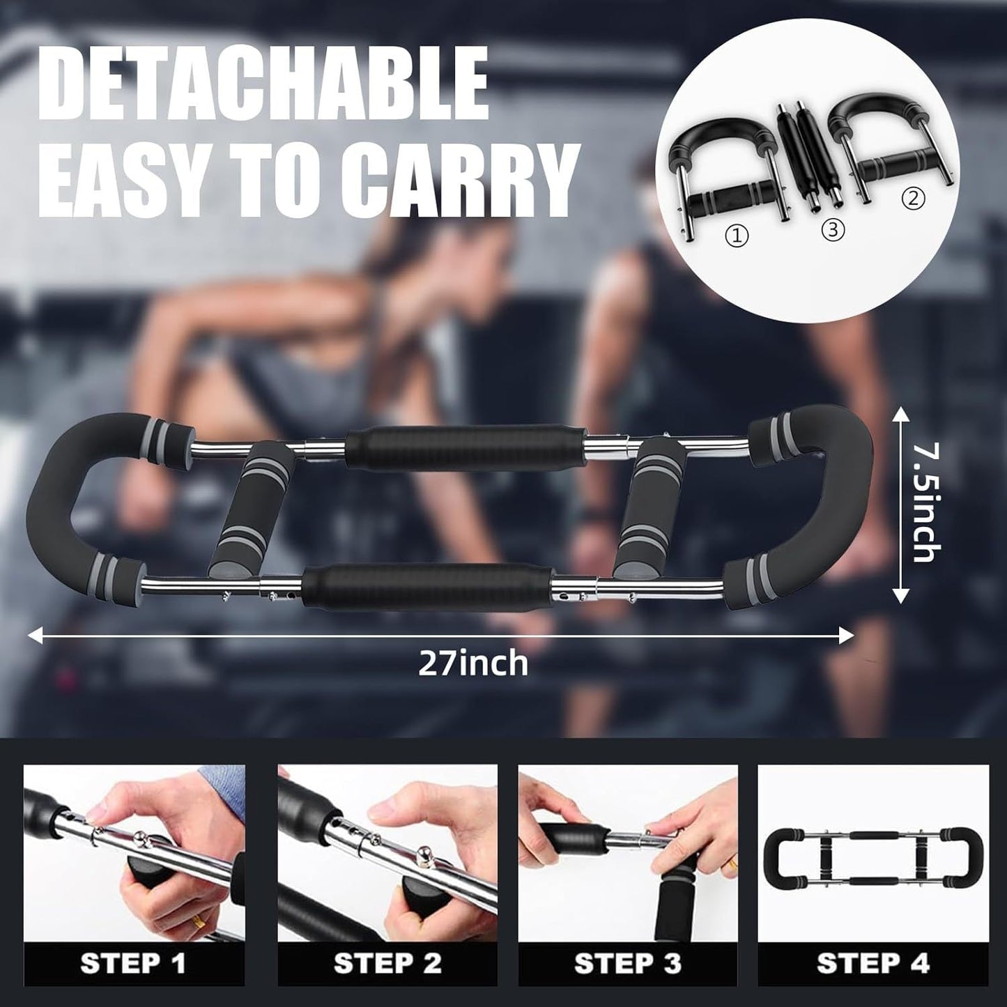 Adjustable U Shape Arm Chest Strength Training Fitness Equipment