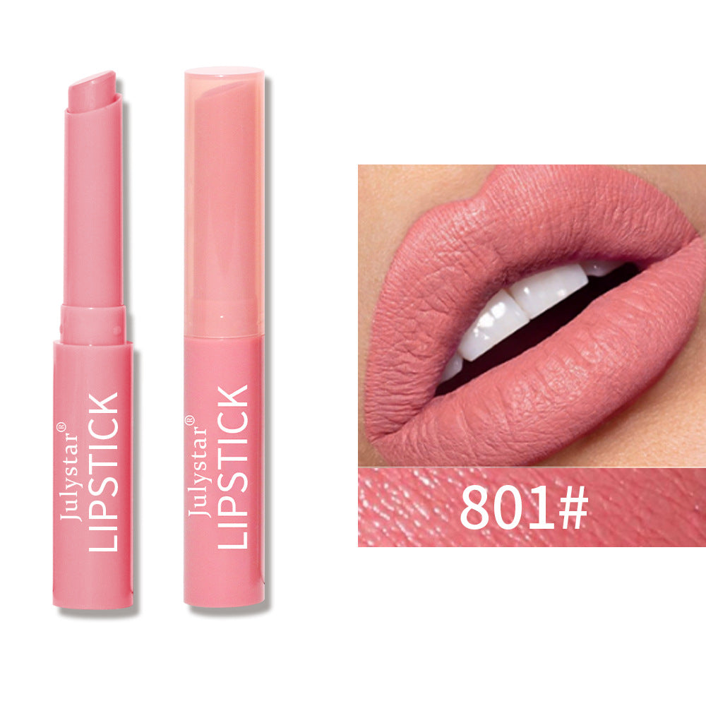Six Color Lipstick Matte Velvet Waterproof Non Stick Long Lasting