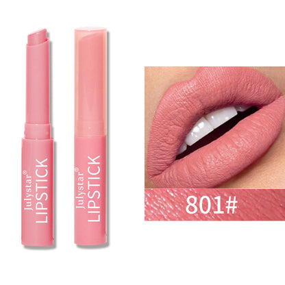 Six Color Lipstick Matte Velvet Waterproof Non Stick Long Lasting
