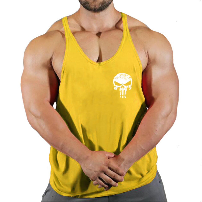 Men Fitness Vest Loose Sleeveless Training Sports Tank Top