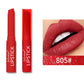 Six Color Lipstick Matte Velvet Waterproof Non Stick Long Lasting