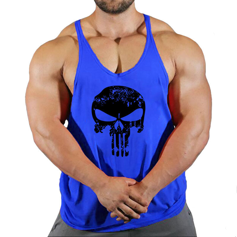 Men Fitness Vest Loose Sleeveless Training Sports Tank Top