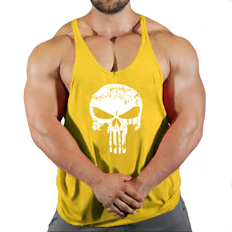 Men Fitness Vest Loose Sleeveless Training Sports Tank Top