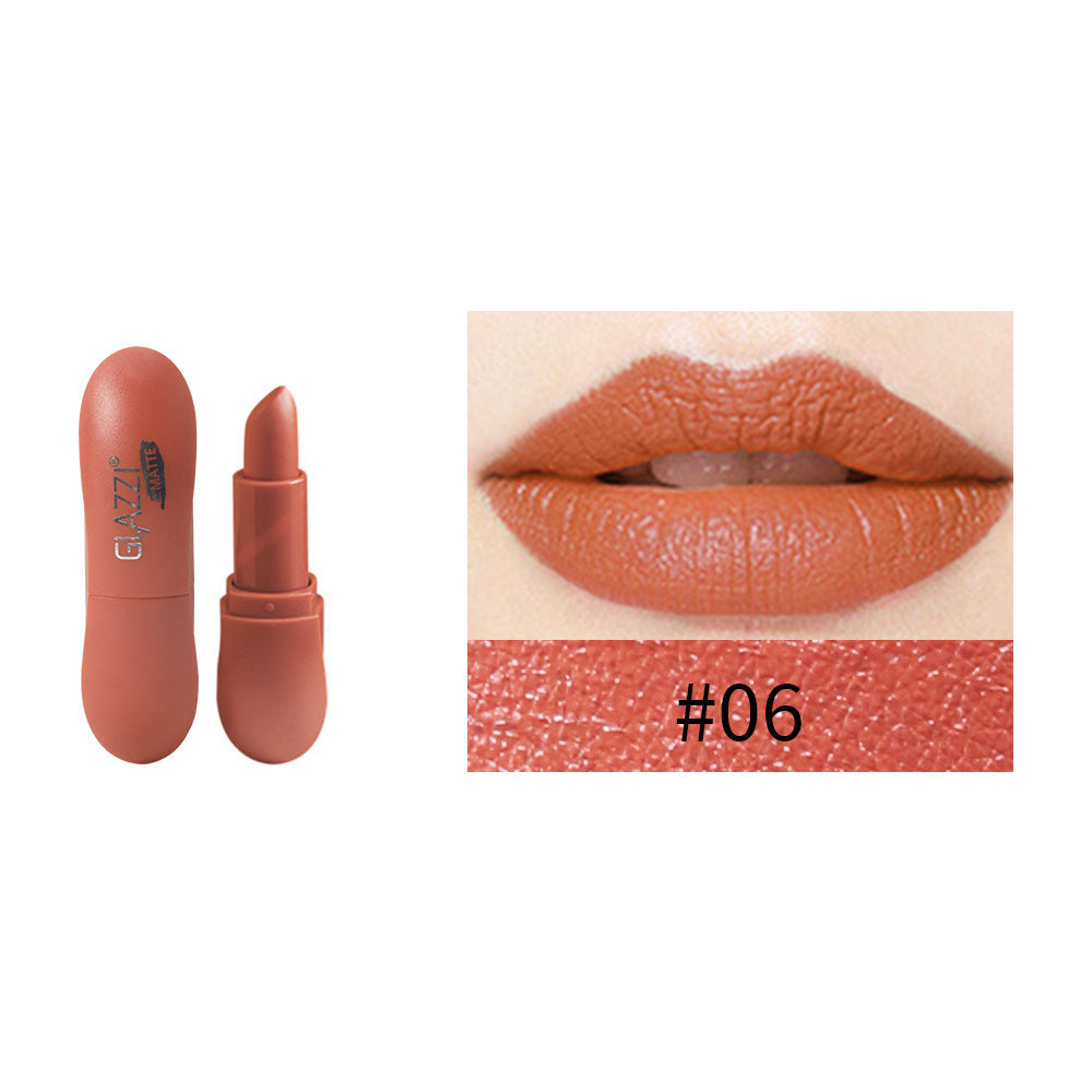 12 Color Rhombic Matte Lipstick Long Lasting Non Stick