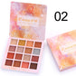 16 Shades of Shiny Eyeshadow Makeup Matte and Metallic Waterproof Glitter