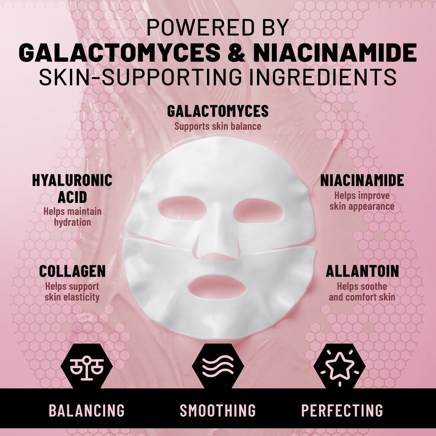 Bio Collagen Hydrogel Face Mask Hydrating Nourishing 6 Sheets