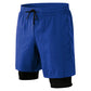 4 Way Stretch Black Sportswear Men's Shorts Activewear With Pocket