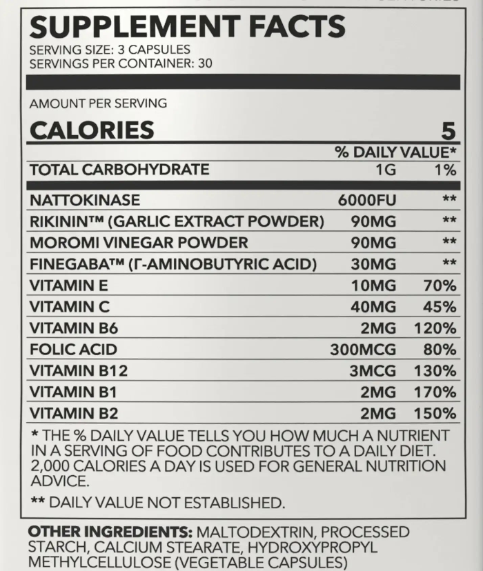 Blend 6,000 FU Cardiovascular Support Capsules
