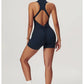 Women Jumpsuit Sleeveless Slim Activewear