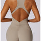 Women Jumpsuit Sleeveless Slim Activewear