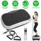 Vibration Exercise Machine With Resistant Bands Remote Control Whole Body Vibration Platform Workout Equipment Home Fitness Training Equipment For Weight Loss Fat Burner