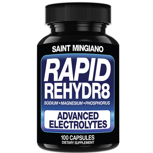 Rapid Rehydr8 Electrolyte Capsules Hydration Muscle Recovery Endurance Support
